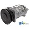 A & I Products Compressor, New, A6 Style w/ Clutch (1 groove 5.58" pulley, 12V, 2:00 coil) 12" x6" x6" A-70272976 - alternate 4